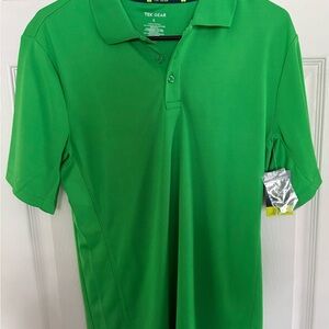 Tek Gear Green Polo Shirt Vibrant Casual Style